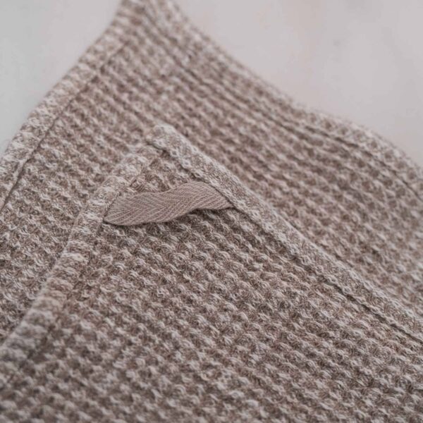 Linen Tales - Natural Linen Waffle Dishcloth Set of 2 - Image 3