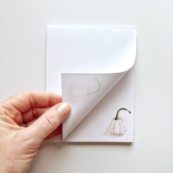 emily lex studio - White pumpkin notepad