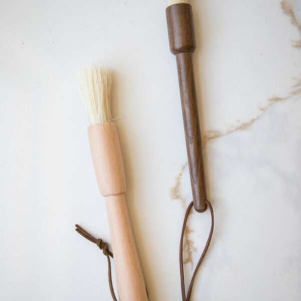 Wood Baking Tools Brush: Walnut - Image 2