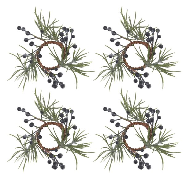 Pine + Berry Napkin Ring: Green - Image 3
