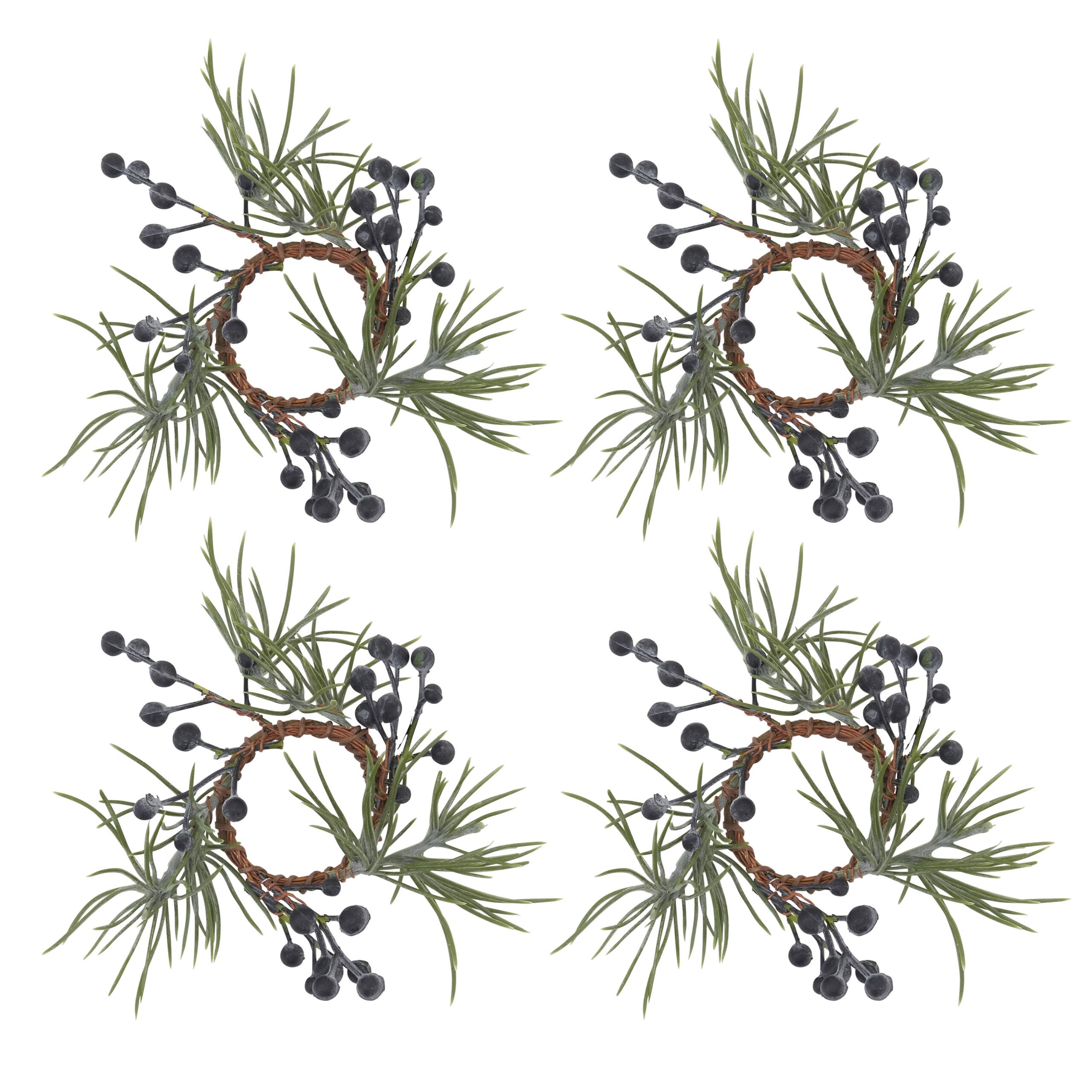 Pine + Berry Napkin Ring: Green - Image 3