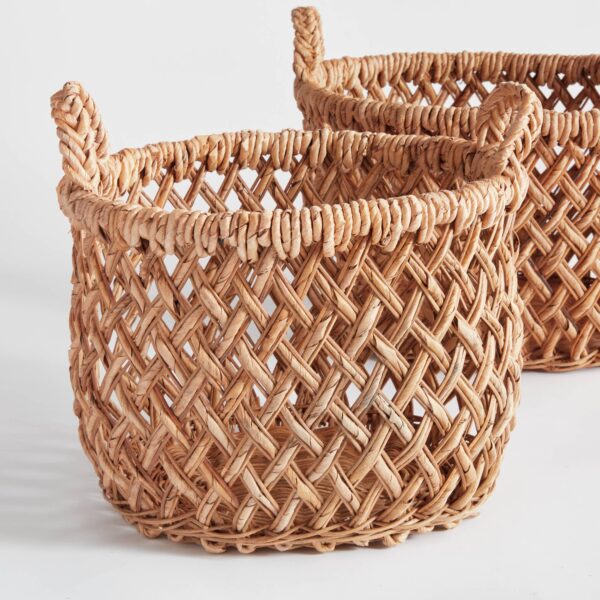 Napa Home & Garden - Emlyn Rattan Basket Set With Handles - Image 2