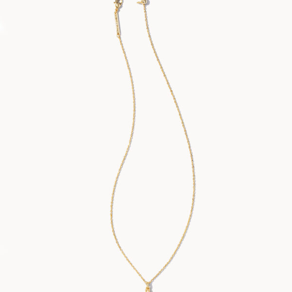 CROSS PENDANT NECKLACE GOLD WHITE OPAL - Image 2
