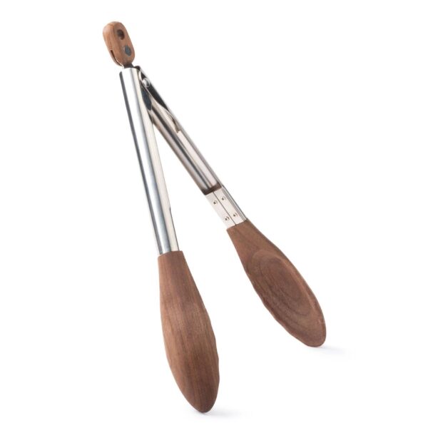 Olive Wood and Stainless Steel Tongs: Olive - Image 11