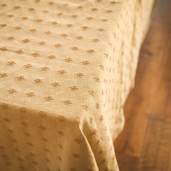 Galley and Fen - Umber Dobby Tablecloth - Image 3