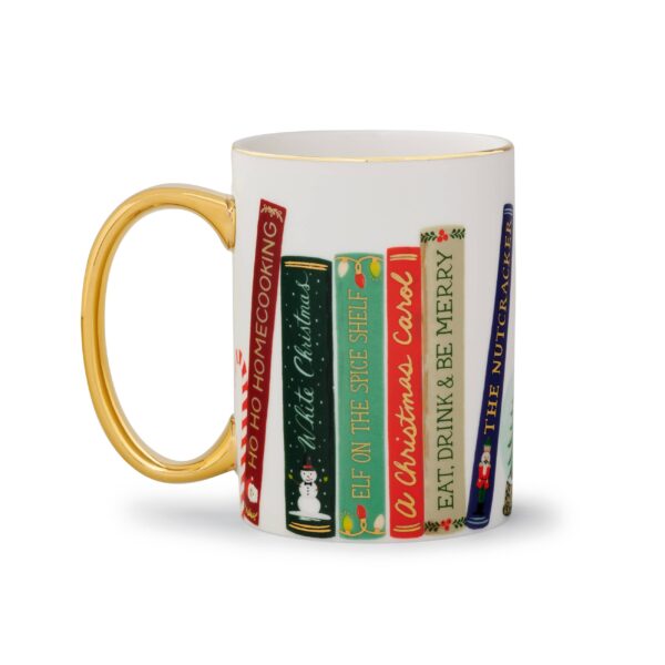 Festive Book Club Porcelain Mug - Image 2