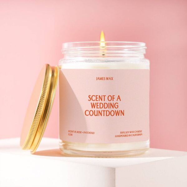 Bride Gift Wedding Countdown Candle - Image 8