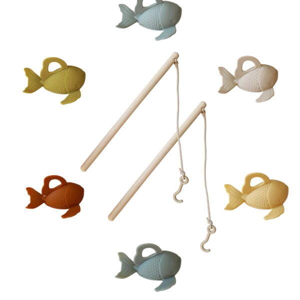 Silicone and Wood Fishing Play Set - Image 14