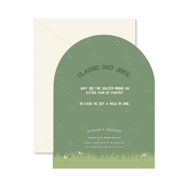 Fore Dad Father's Day Greeting Card - Image 2