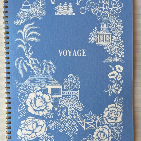 French Storybook Notebooks: Red and Blue Scene Lined - Image 6