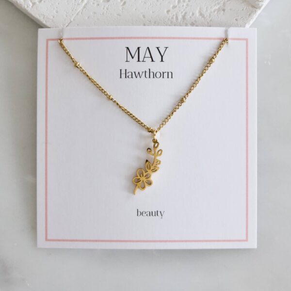 Birth Flower Necklaces - Waterproof: November - Chrysanthemum - Image 13