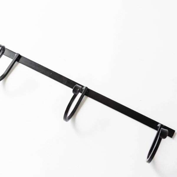 Millstream Home - The Wrought Iron Rack with Hooks - Image 3