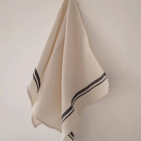 Farmhouse Simple Striped Napkin: Black Lines - Image 8