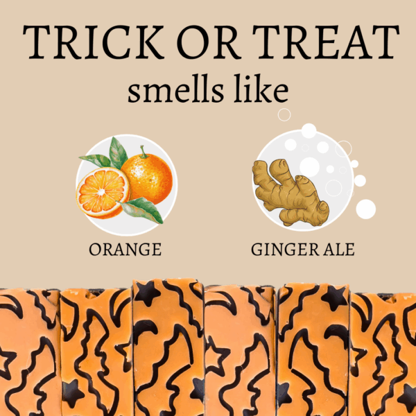 Center Street Soap Co - Trick or Treat Cute Halloween Handmade Soap Bar - 4oz - Image 2