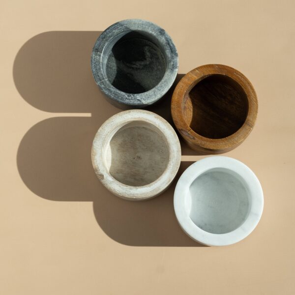 Made Market Co. - Marble & Wood Mini Bowl Set - Image 7