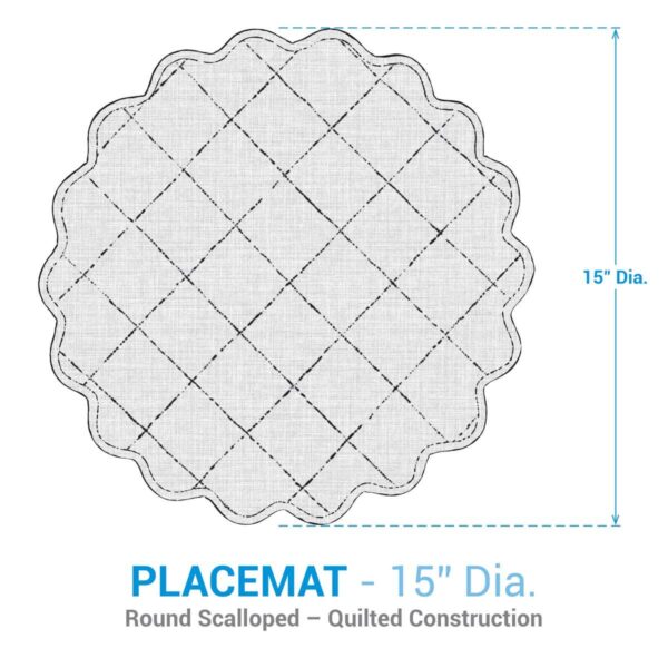Golden Acres Placemat 15" Dia - Image 4