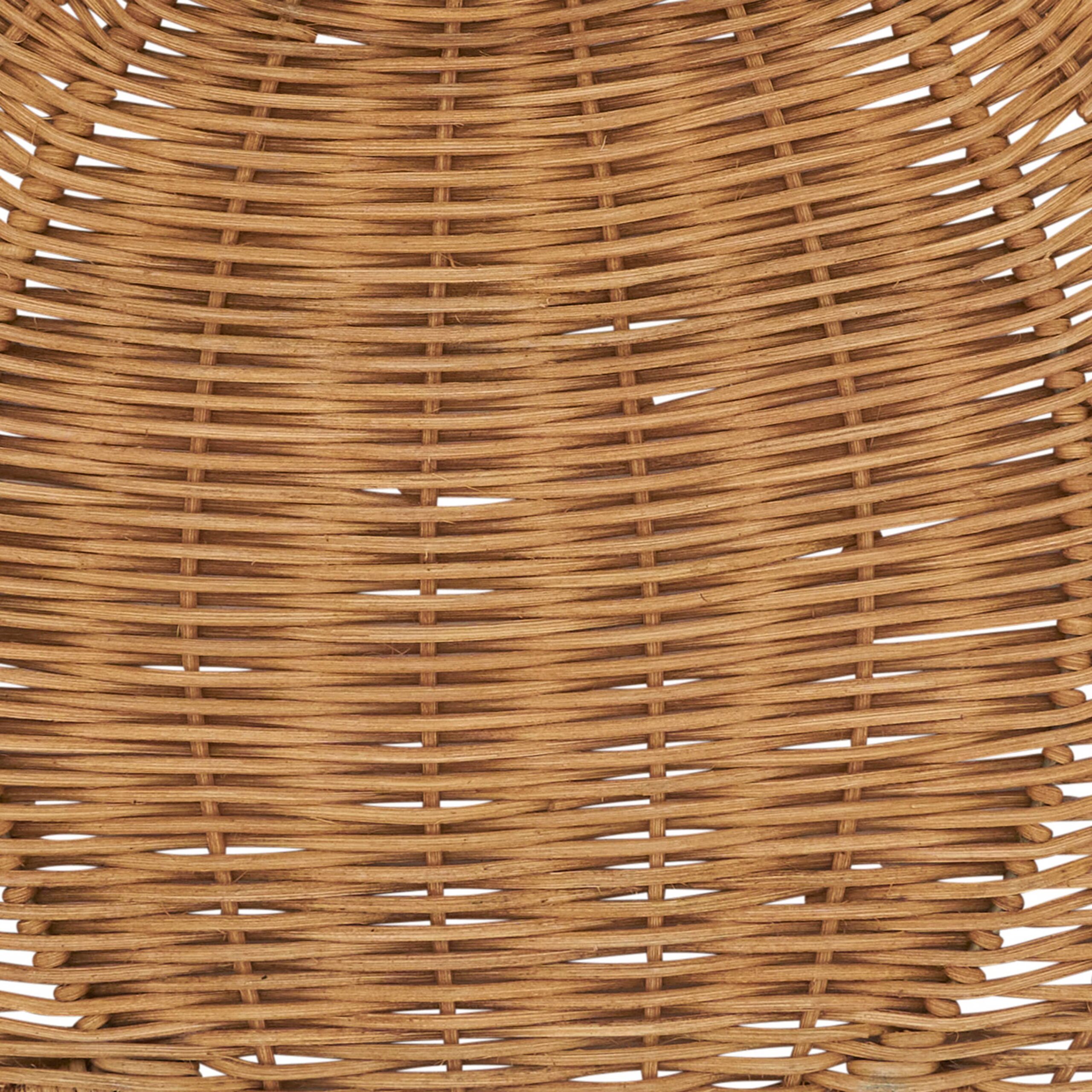 Fall Harvest Rattan Pumpkin Placemat: Caramel, 13"x17" - Image 9