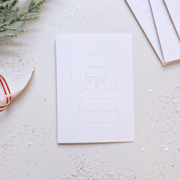 Christmas cheer paintable notecard - Image 12