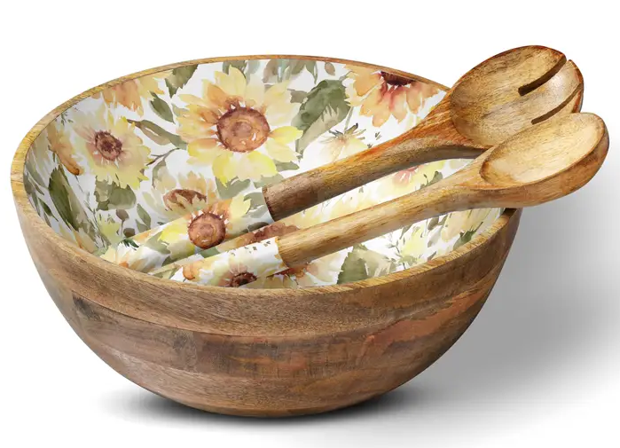 Sunflower 12" Decorative Bowl