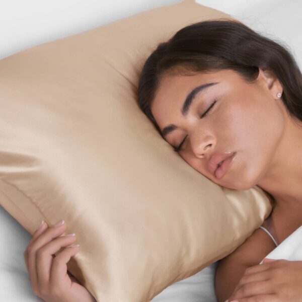 Satin Pillowcase - Champagne - Image 2