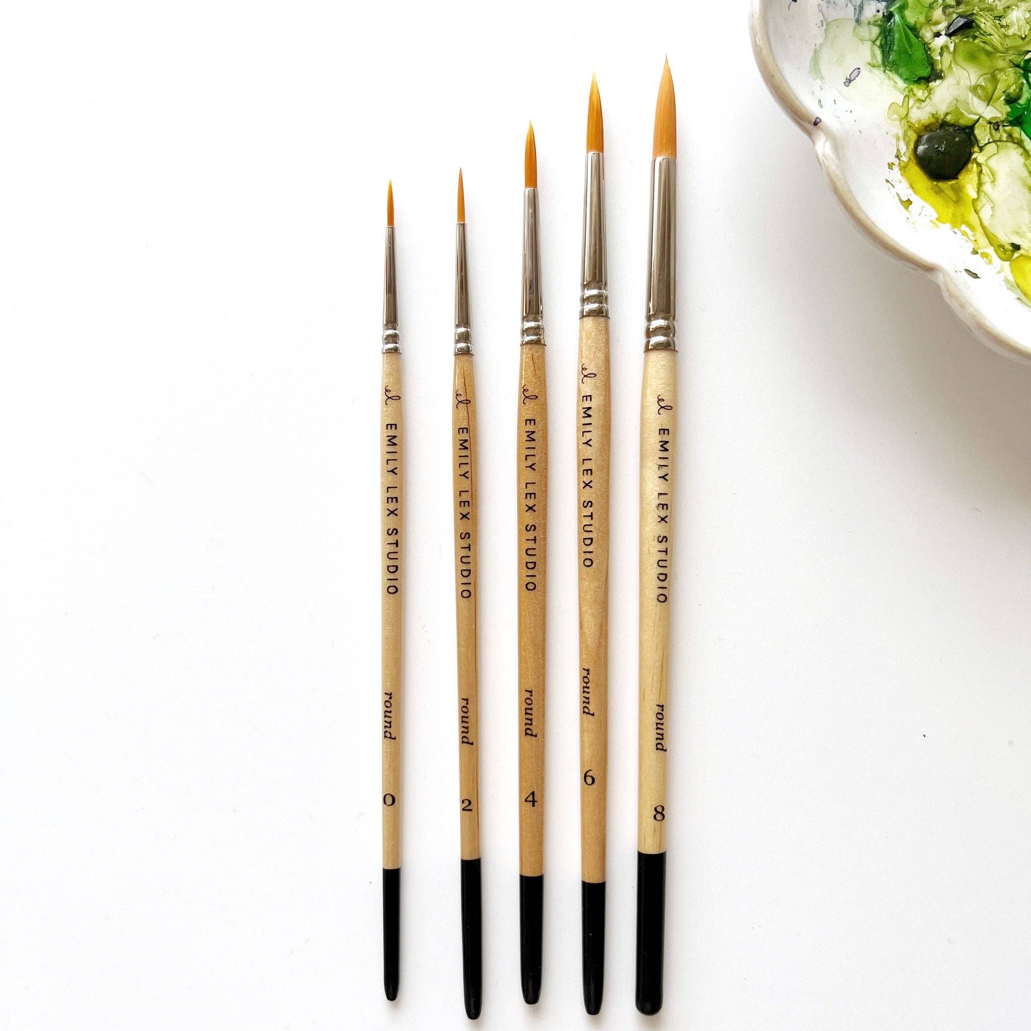 Watercolor paintbrush: 6