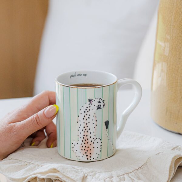 YVONNE ELLEN MEDIUM MUG CHEETAH