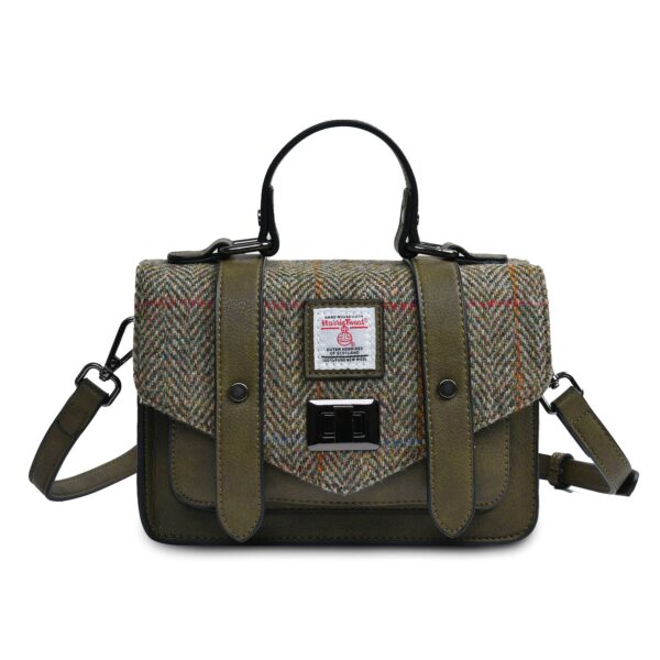 The Mini Satchel: Blue Tartan - Image 7