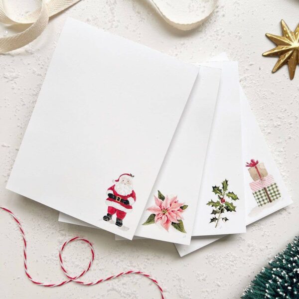 Christmas notepad: Poinsettia - Image 3