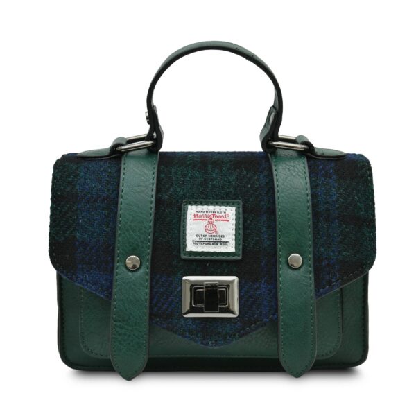 The Mini Satchel: Blue Tartan - Image 9
