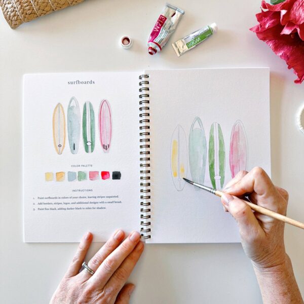 Tropical watercolor workbook - Image 2