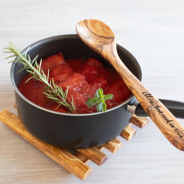 PERPIGNAN Cooking Spoon 13.5' OLIVE WOOD HANDCRAFTED - Image 3