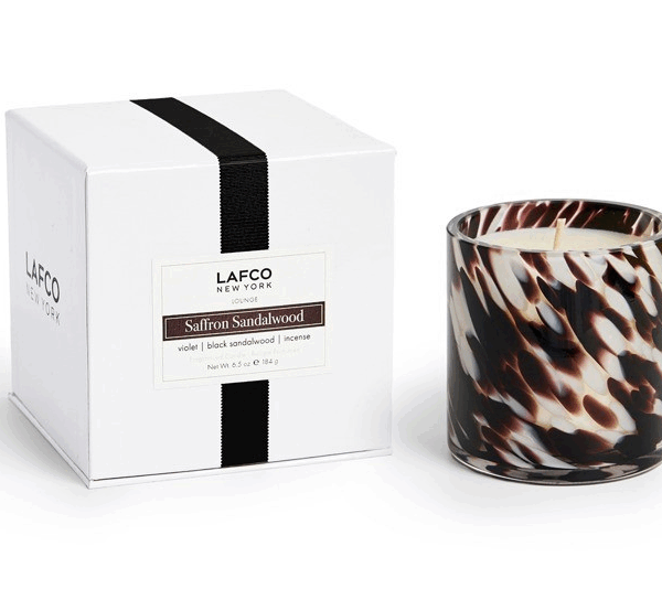 6.5oz Saffron Sandalwood Classic Candle - Lounge