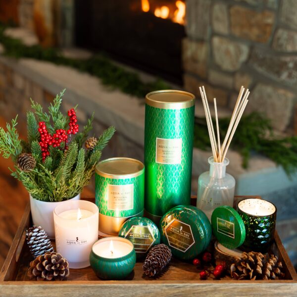 Mistletoe & Holly LE 9oz Aqua De SOi Tin Candle - Image 2