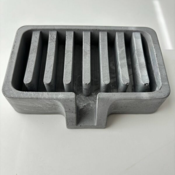 Soap Holder | Concrete Soap Dish: White Black & Silver Marble - Image 12
