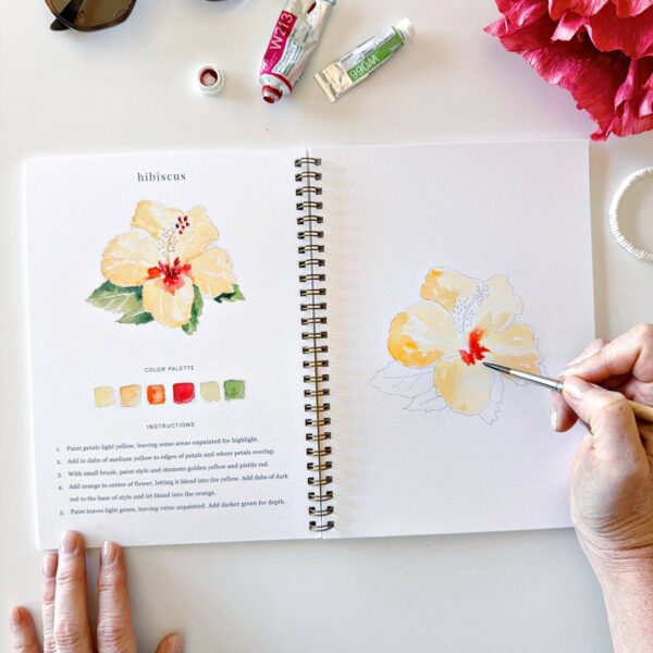 Tropical watercolor workbook - Image 4