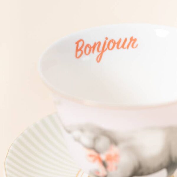 Yvonne Ellen Elephant Teacup & Saucer - Image 2