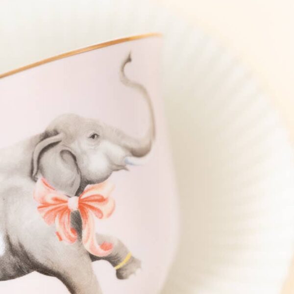 Yvonne Ellen Elephant Teacup & Saucer - Image 3