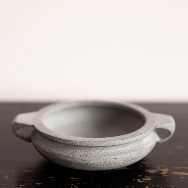 Soapstone Bowl Gray Blue Slate Stone - Image 2