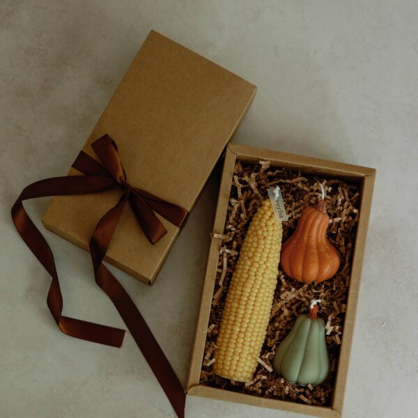 Pumpkin Candle Gift Set, Pumpkin Spice Buttercream - Image 4