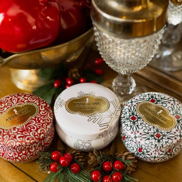 Holiday Trio Set of three 4 oz Candle Travel Tins - Image 4