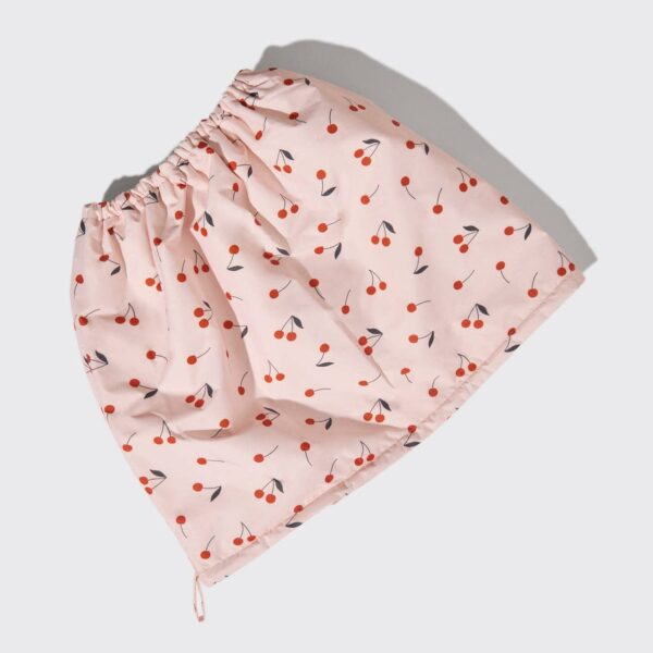 Satin-Lined Flexi Shower Cap - Cherry Print - Image 4