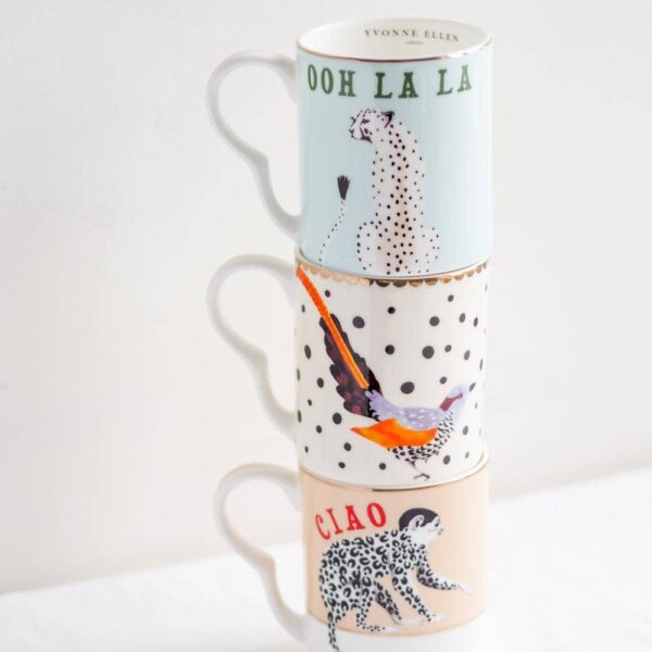 Yvonne Ellen Small Mug Cheetah - Image 3