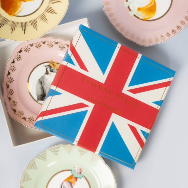 Yvonne Ellen Best Of British Tea Plates 16cm (set Of 4) - Image 4