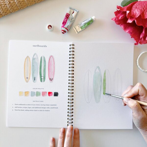 Tropical watercolor workbook - Image 5