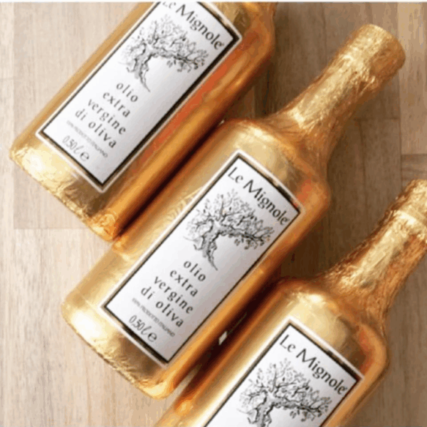 Gourmet Food Solutions, Inc. - Unfiltered Extra Virgin Olive Oil Le Mignole Gold Wrap - Image 2
