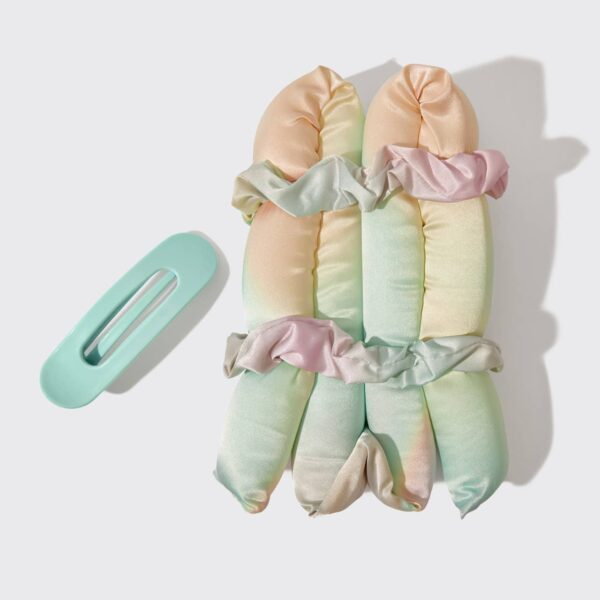 Holiday XL Satin Heatless Styling & Flat Lay Claw 4pc Set - Image 2