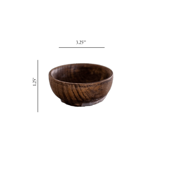Raw Wooden Dish - Image 3