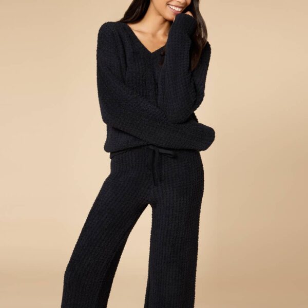 Marshmallow Waffle V-Neck Lounge: Coco, XS - Image 6