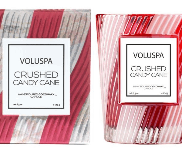 Crushed Candy Cane 6.5oz Classic Candle