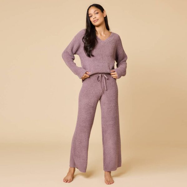 Marshmallow Waffle V-Neck Lounge: Coco, XL - Image 15